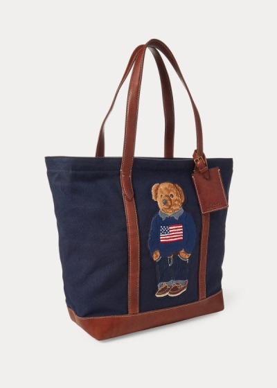 Bolsos De Mano Polo Ralph Lauren Hombre Azul Marino - 50th Anniversary - UXNTP0192